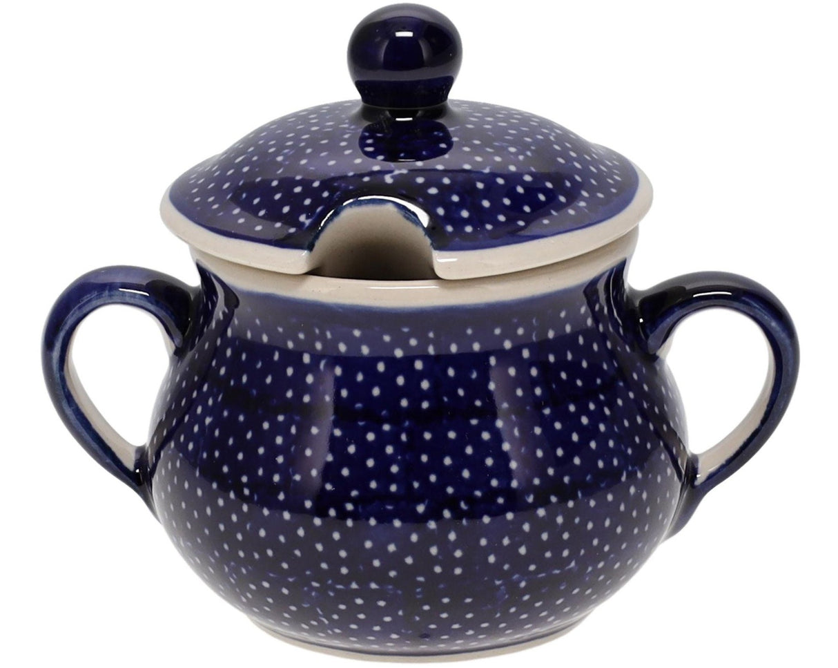 Bowl, Round, Sugar Bowl, 3.5" in "Night Sky" by Manufaktura | C015T-MARM