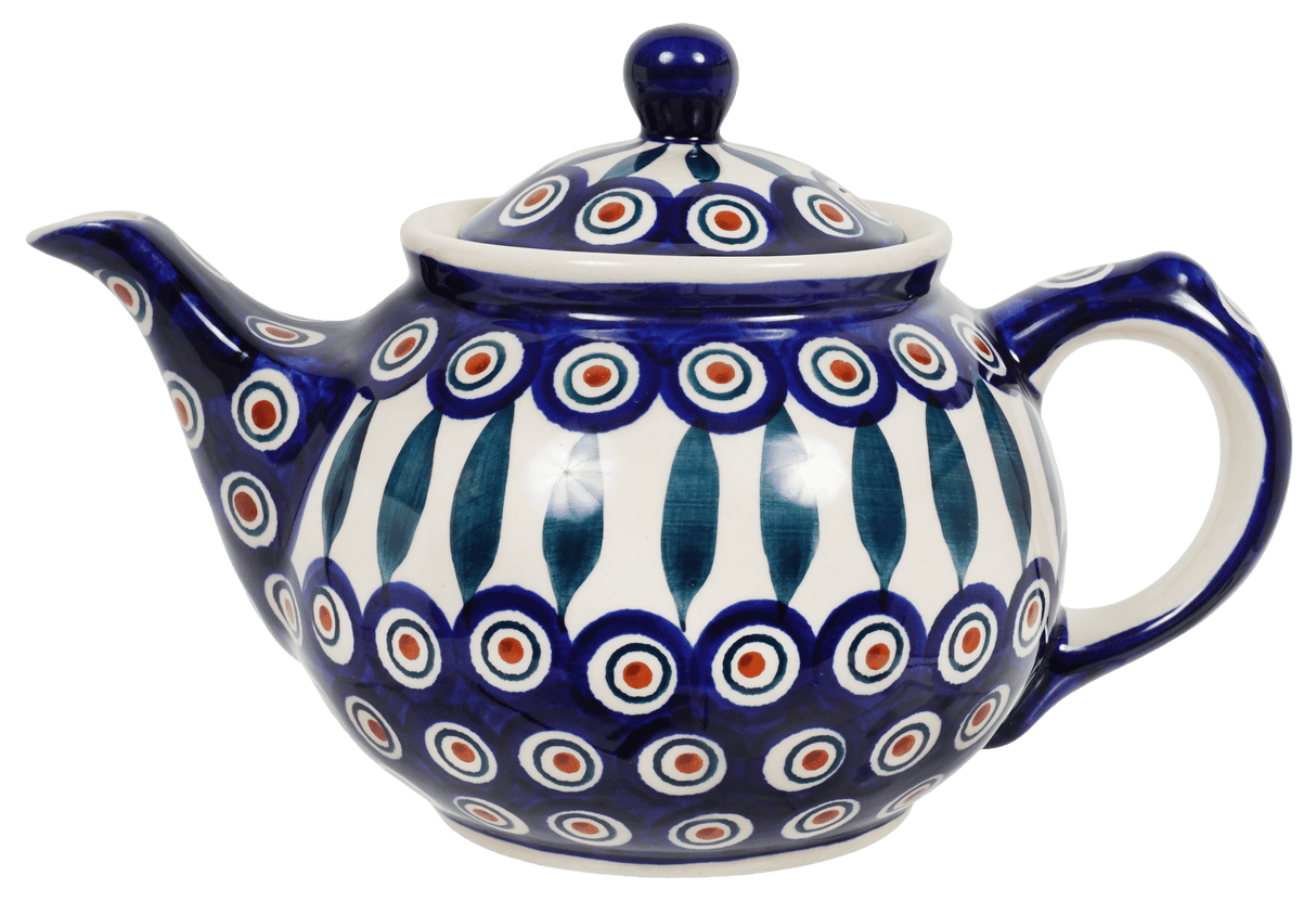 Teapot, 0.7 Liter in "Peacock" by Manufaktura | C016T-54