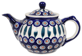 Teapot, 0.7 Liter in "Peacock" by Manufaktura | C016T-54