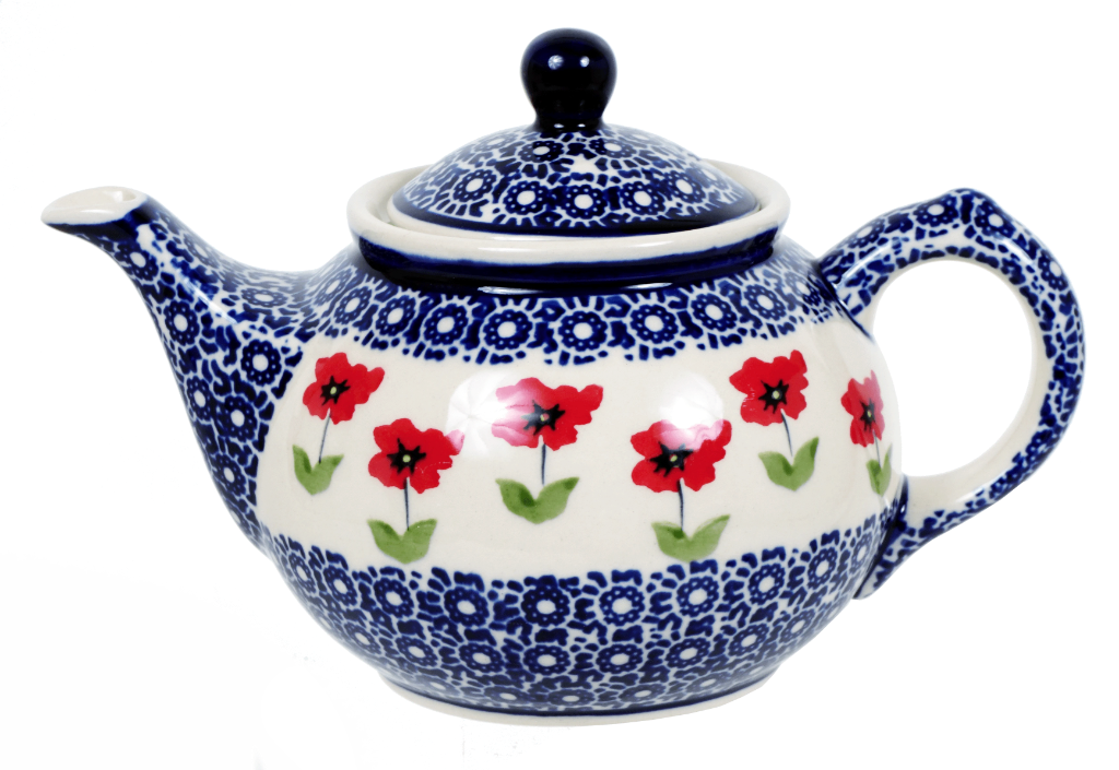 Teapot, 0.7 Liter in "Poppy Garden" by Manufaktura | C016T-EJ01