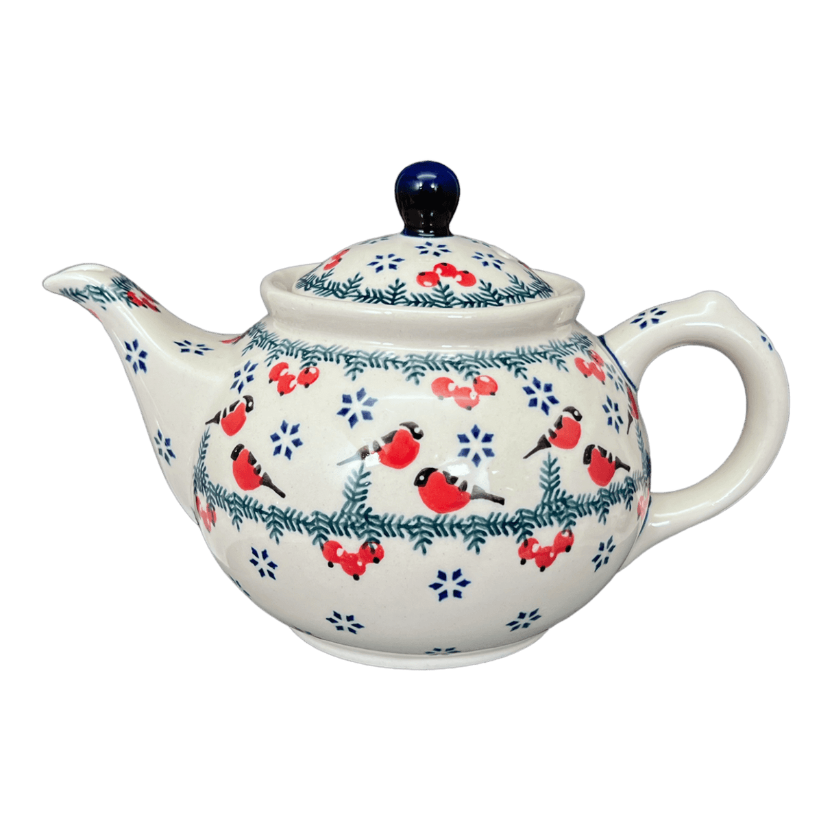 Teapot, 0.7 Liter in "Red Bird" by Manufaktura | C016T-GILE