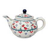 Teapot, 0.7 Liter in "Red Bird" by Manufaktura | C016T-GILE