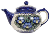 Teapot, 1.5 Liter in "Pansies" by Manufaktura | C017S-JZB