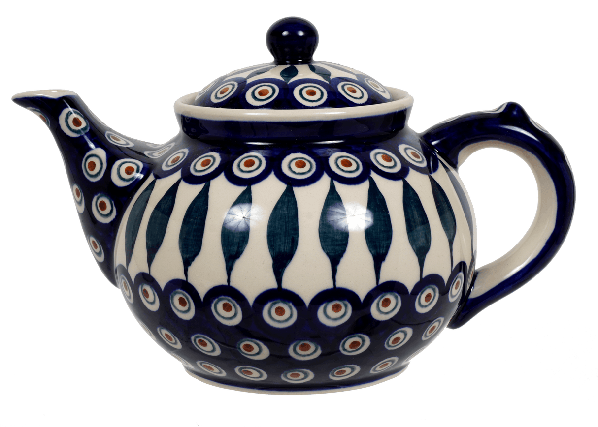 Teapot, 1.5 Liter in "Peacock" by Manufaktura | C017T-54