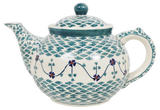Teapot, 1.5 Liter in "Woven Pansies" by Manufaktura | C017T-RV