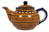 Polish Pottery The 1.5 Liter Teapot (Desert Sunrise) | C017U-KLJ at PolishPotteryOutlet.com