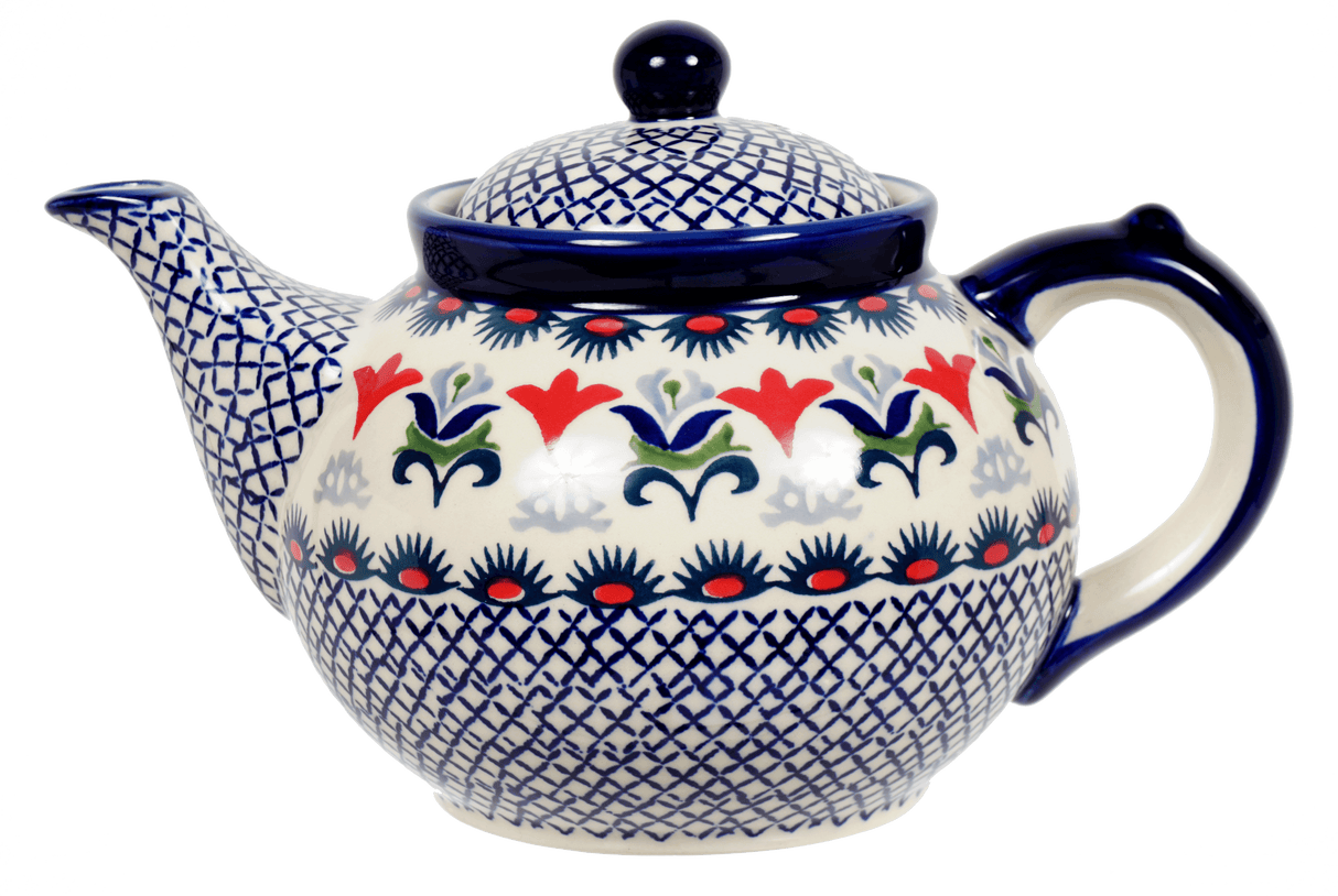 Teapot, 1.5 Liter in "Scandinavian Scarlet" by Manufaktura | C017U-P295