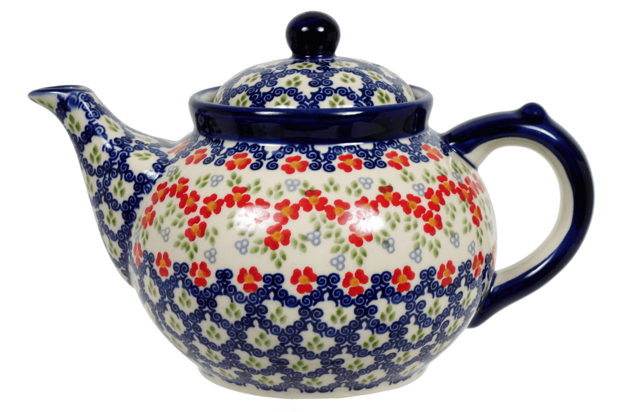 Teapot, 1.5 Liter in "Ring Around the Rosie" by Manufaktura | C017U-P321