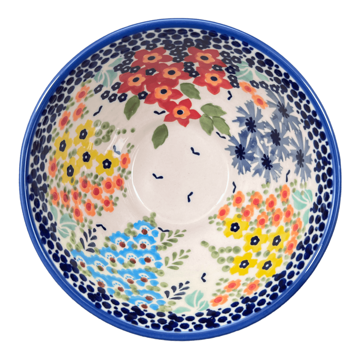Bowl, Round, Fancy, 5.5" in "Brilliant Garden" by Manufaktura | C018S-DPLW