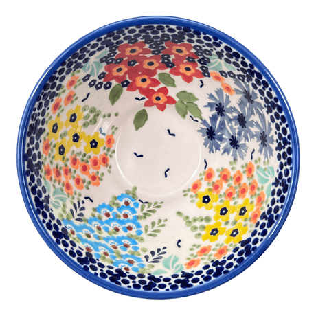 Bowl, Round, Fancy, 5.5" in "Brilliant Garden" by Manufaktura | C018S-DPLW