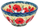 Bowl, Round, Fancy, 5.5" in "Poppies in Bloom" by Manufaktura | C018S-JZ34