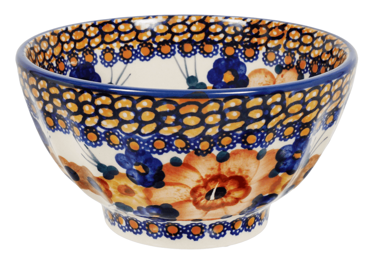 Bowl, Round, Fancy, 5.5" in "Bouquet in a Basket" by Manufaktura | C018S-JZK