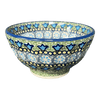 Polish Pottery 5.5" Fancy Bowl (Blue Bells) | C018S-KLDN at PolishPotteryOutlet.com
