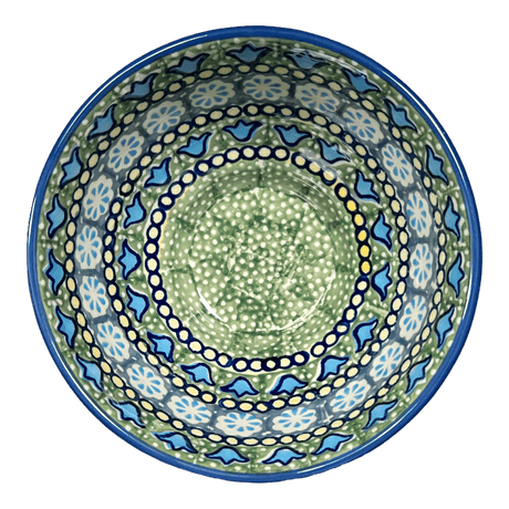 Bowl, Round, Fancy, 5.5" in "Blue Bells" by Manufaktura | C018S-KLDN