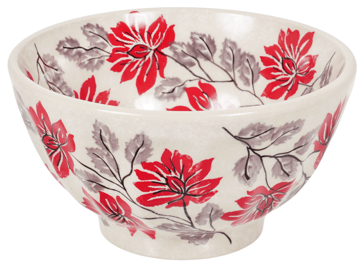 Bowl, Round, Fancy, 5.5" in "Evening Blossoms" by Manufaktura | C018S-KS01