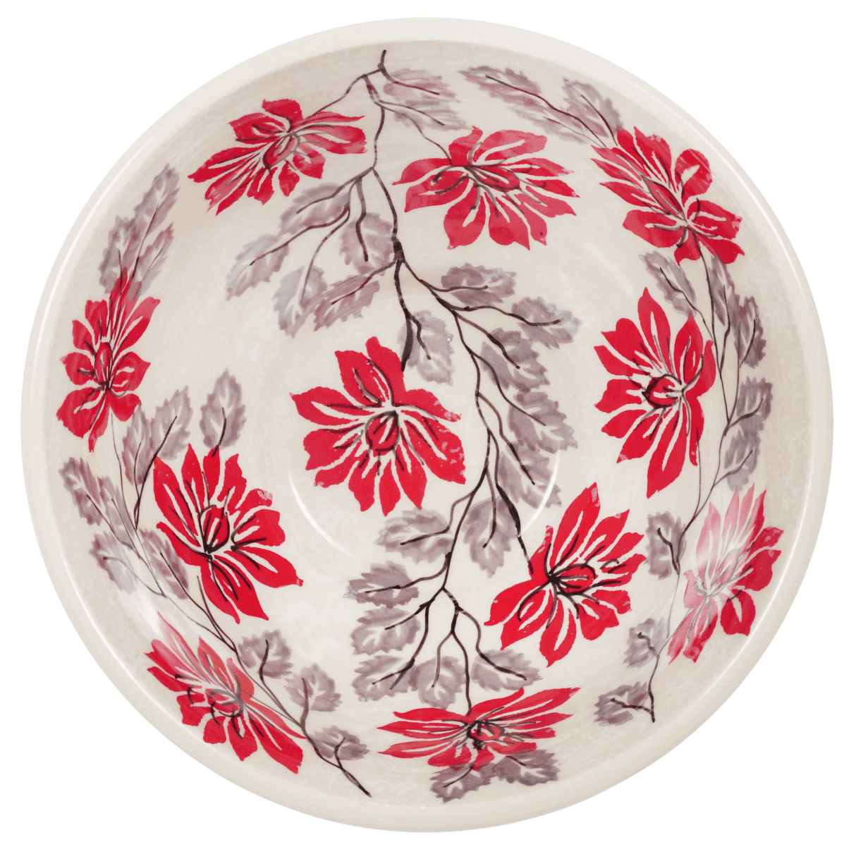 Bowl, Round, Fancy, 5.5" in "Evening Blossoms" by Manufaktura | C018S-KS01