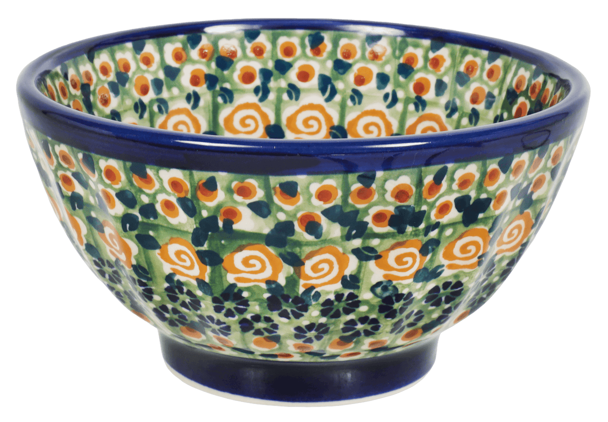 Bowl, Round, Fancy, 5.5" in "Perennial Garden" by Manufaktura | C018S-LM