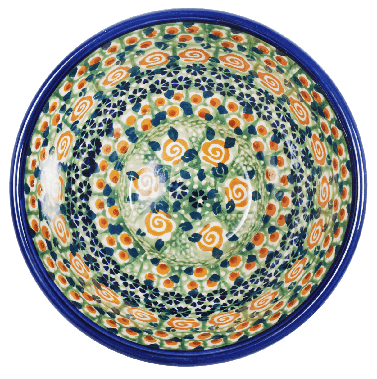 Bowl, Round, Fancy, 5.5" in "Perennial Garden" by Manufaktura | C018S-LM