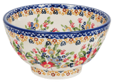Bowl, Round, Fancy, 5.5" in "Poppy Persuasion" by Manufaktura | C018S-P265