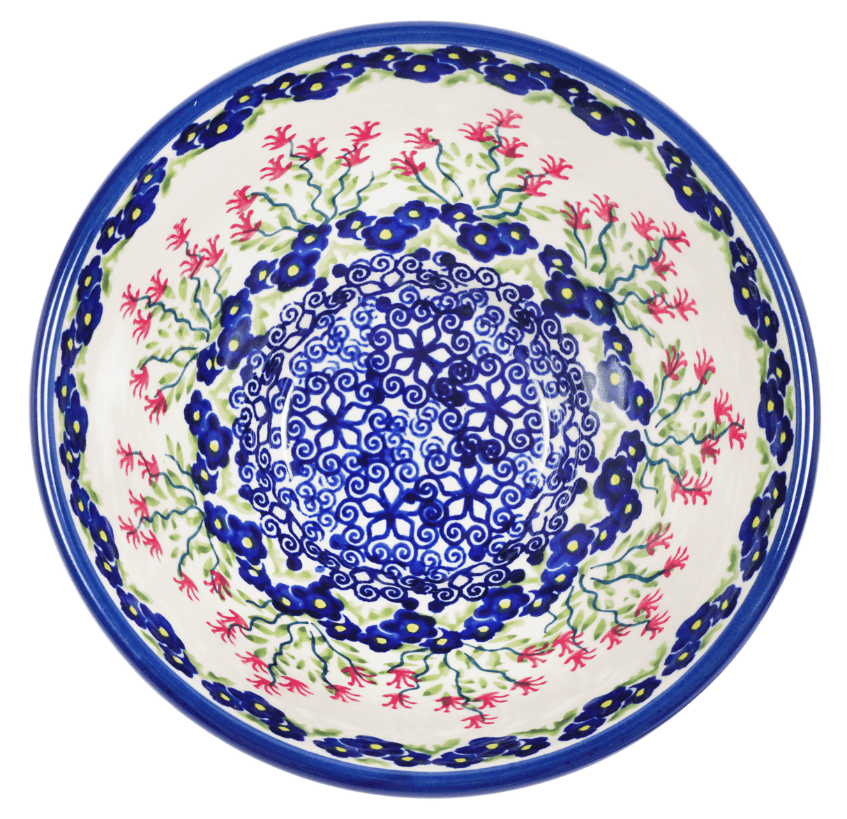 Bowl, Round, Fancy, 5.5" in "Burning Thistle" by Manufaktura | C018S-P270