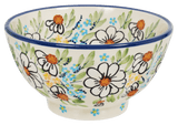 Bowl, Round, Fancy, 5.5" in "Daisy Bouquet" by Manufaktura | C018S-TAB3