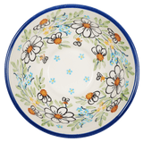 Bowl, Round, Fancy, 5.5" in "Daisy Bouquet" by Manufaktura | C018S-TAB3