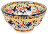 Bowl, Round, Fancy, 5.5" in "Butterfly Bliss" by Manufaktura | C018S-WK73