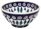 Bowl, Round, Fancy, 5.5" in "Peacock" by Manufaktura | C018T-54