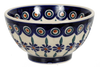 Polish Pottery 5.5" Fancy Bowl (Floral Peacock) | C018T-54KK at PolishPotteryOutlet.com