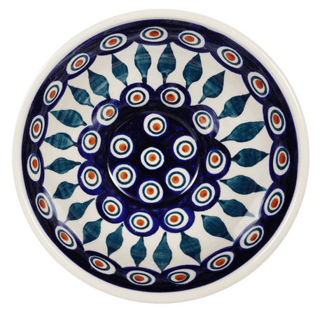 Bowl, Round, Fancy, 5.5" in "Peacock" by Manufaktura | C018T-54