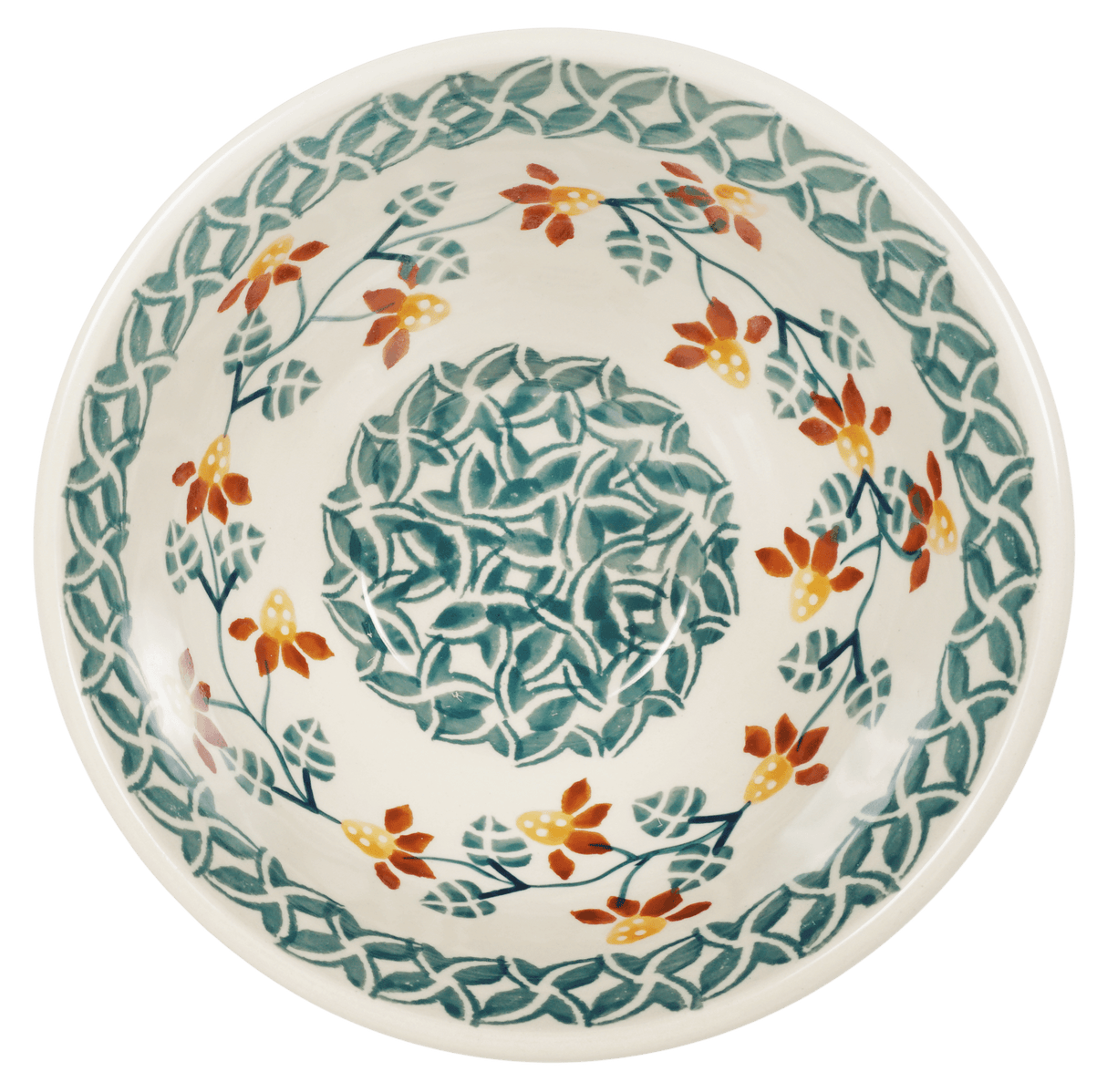 Bowl, Round, Fancy, 5.5" in "Indian Summer" by Manufaktura | C018T-AS22