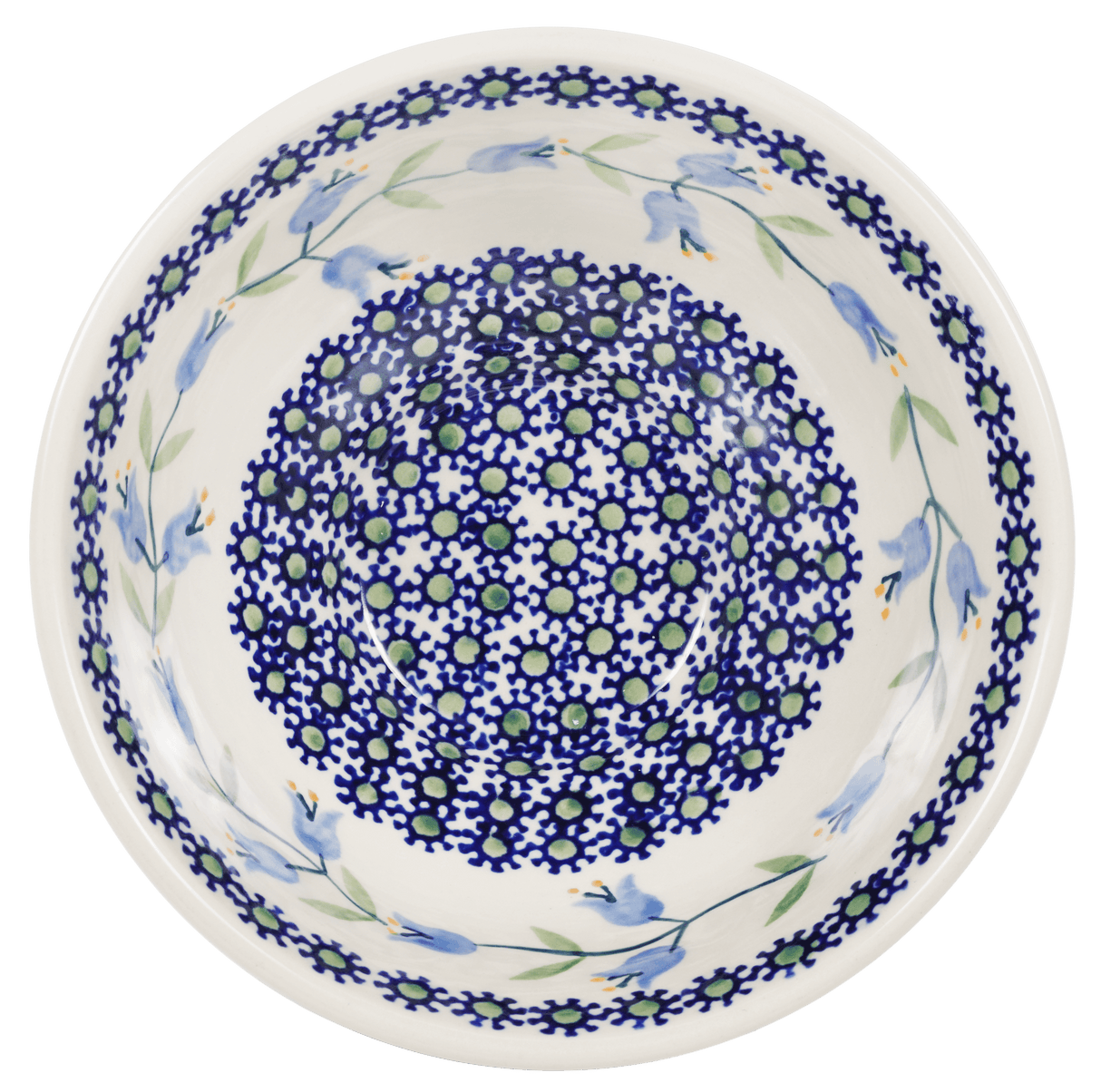 Bowl, Round, Fancy, 5.5" in "Lily of the Valley" by Manufaktura | C018T-ASD