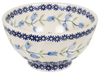 Polish Pottery 5.5" Fancy Bowl (Lily of the Valley) | C018T-ASD at PolishPotteryOutlet.com