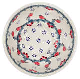 Bowl, Round, Fancy, 5.5" in "Red Bird" by Manufaktura | C018T-GILE