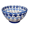 Polish Pottery 5.5" Fancy Bowl (Fan-Tastic) | C018T-GP18 at PolishPotteryOutlet.com