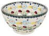 Polish Pottery 5.5" Fancy Bowl (Lady Bugs) | C018T-IF45 at PolishPotteryOutlet.com
