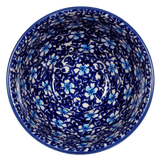 Bowl, Round, Fancy, 5.5" in "Blue on Blue" by Manufaktura | C018T-J109