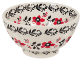 Bowl, Round, Fancy, 5.5" in "Scarlet Garden" by Manufaktura | C018T-KK01