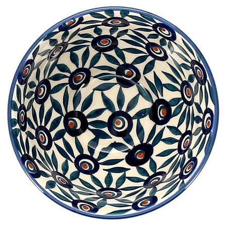 Bowl, Round, Fancy, 5.5" in "Peacock Parade" by Manufaktura | C018U-AS60