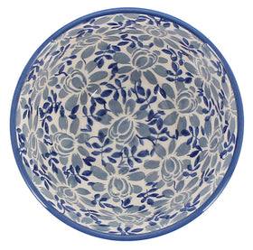Polish Pottery 5.5" Fancy Bowl (English Blue) | C018U-AS53 Additional Image at PolishPotteryOutlet.com