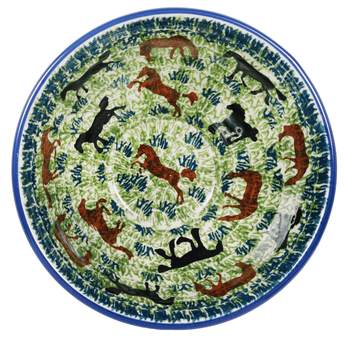 Bowl, Round, Fancy, 5.5" in "On the Range" by Manufaktura | C018U-INK2