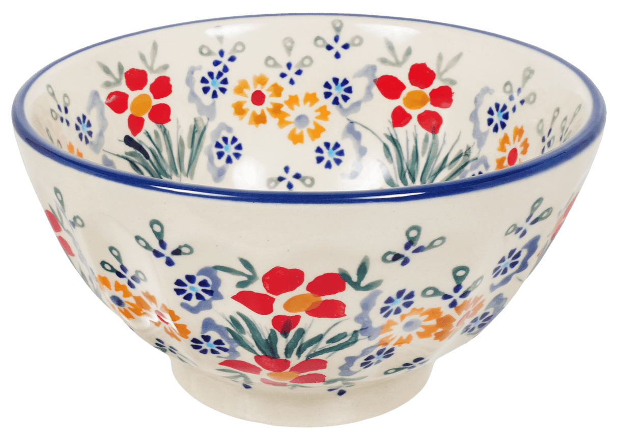 Bowl, Round, Fancy, 5.5" in "Fresh Flowers" by Manufaktura | C018U-MS02