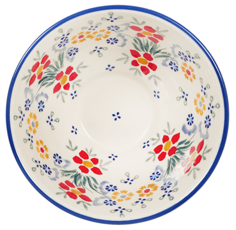 Bowl, Round, Fancy, 5.5" in "Fresh Flowers" by Manufaktura | C018U-MS02