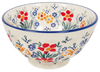 Polish Pottery 5.5" Fancy Bowl (Fresh Flowers) | C018U-MS02 at PolishPotteryOutlet.com