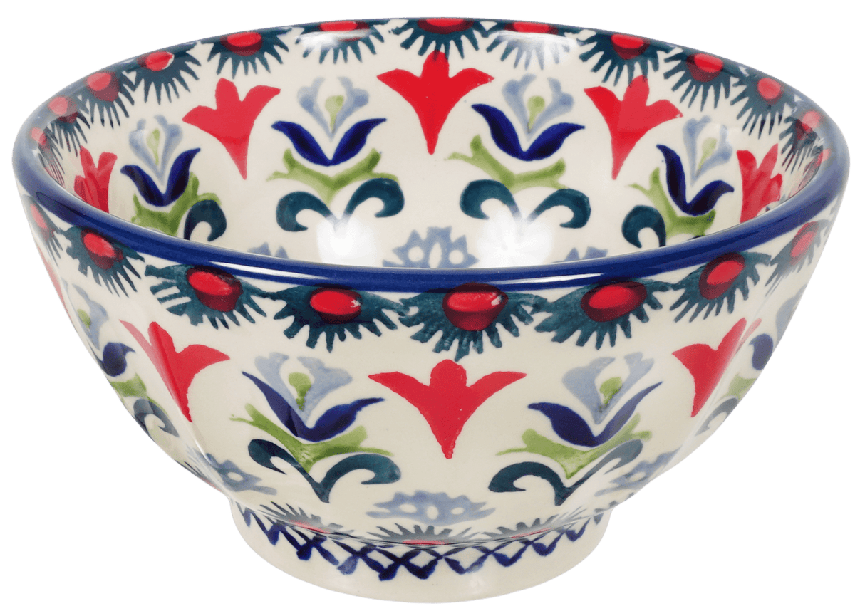 Bowl, Round, Fancy, 5.5" in "Scandinavian Scarlet" by Manufaktura | C018U-P295