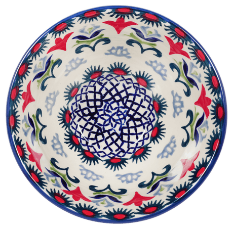 Bowl, Round, Fancy, 5.5" in "Scandinavian Scarlet" by Manufaktura | C018U-P295