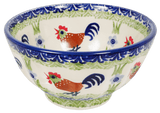 Bowl, Round, Fancy, 5.5" in "Chicken Dance" by Manufaktura | C018U-P320