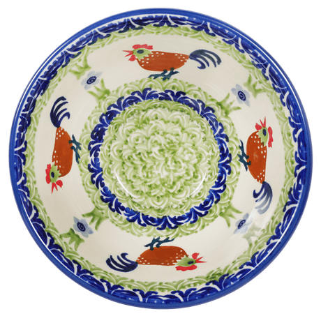 Bowl, Round, Fancy, 5.5" in "Chicken Dance" by Manufaktura | C018U-P320