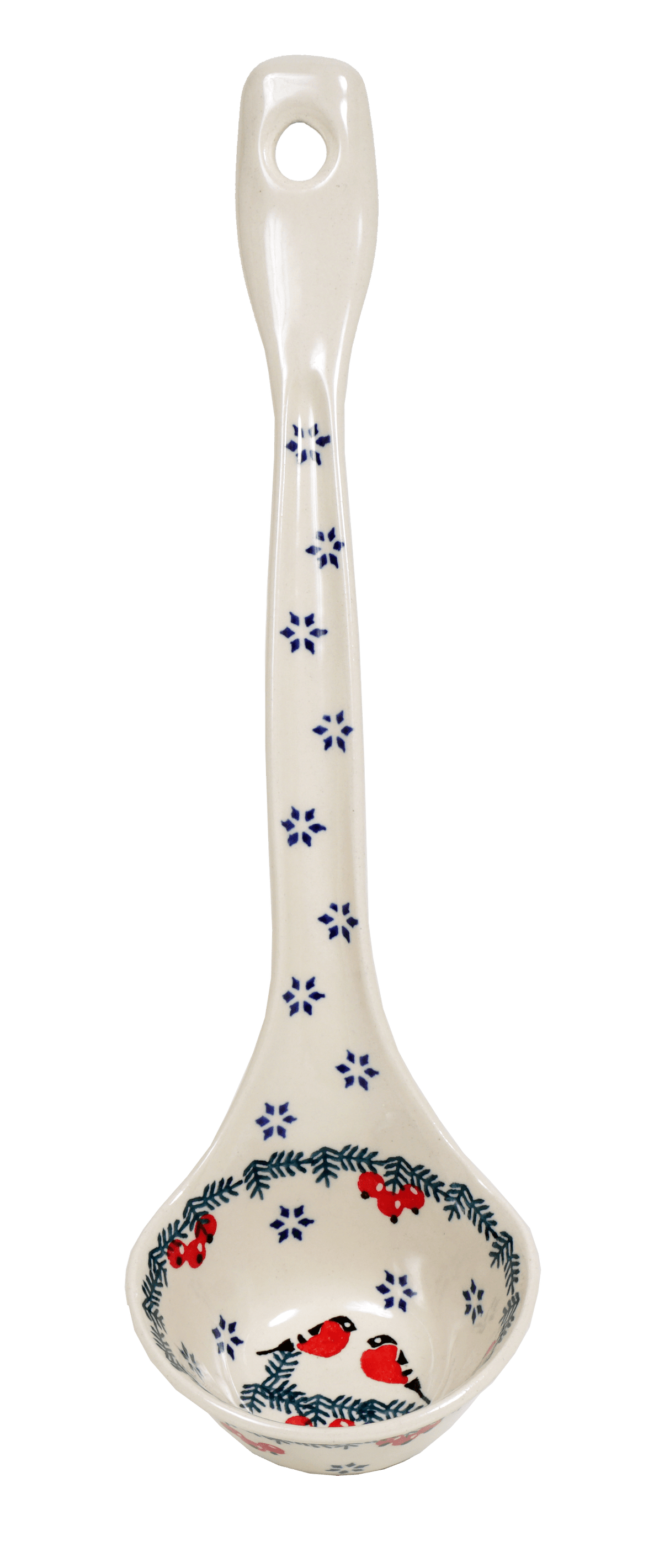Ladle, Soup, 12" in "Red Bird" by Manufaktura | C020T-GILE