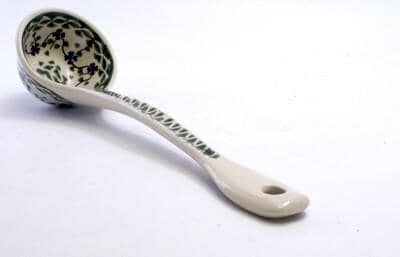 Ladle, Soup, 12" in "Woven Pansies" by Manufaktura | C020T-RV
